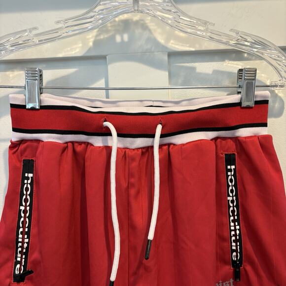 Hoop Culture Basketball Shorts Men Small Red Mesh 7” Inseam - Picture 7 of 16